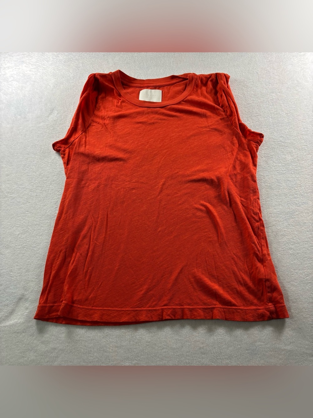 Citizens Of Humanity Sleeveless Crewneck Tank Top - Orange-Red